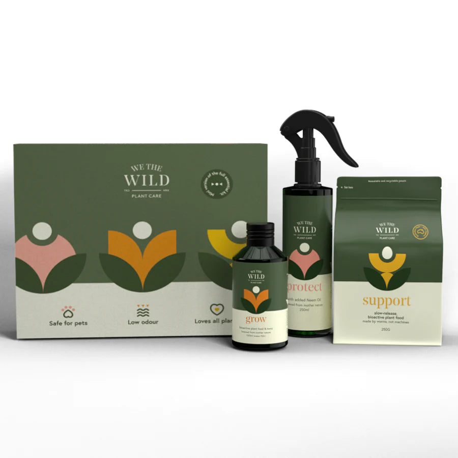 We The Wild Essential Plant Care Kit, Helps Plants Love You Back