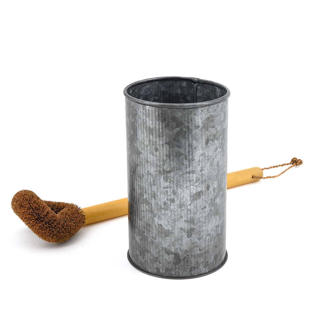 Eco Max Toilet Brush Holder Metal, 100% Natural & Plastic Free (Brush Not Included)