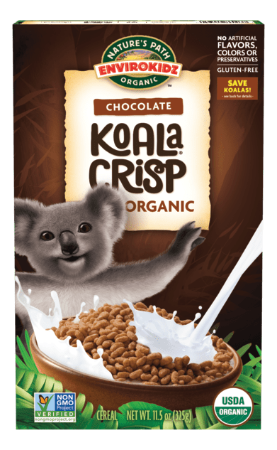 Nature's Path Envirokidz Chocolate Koala Crisp 325g, Certified Organic