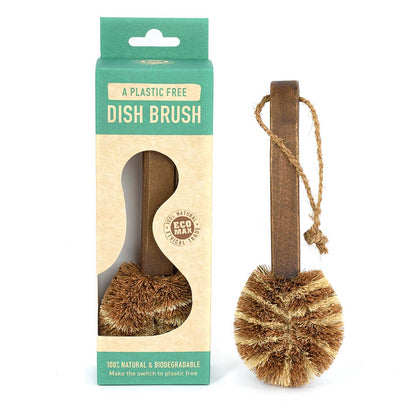 Eco Max Dish Brush Premium, 100% Natural & Plastic Free