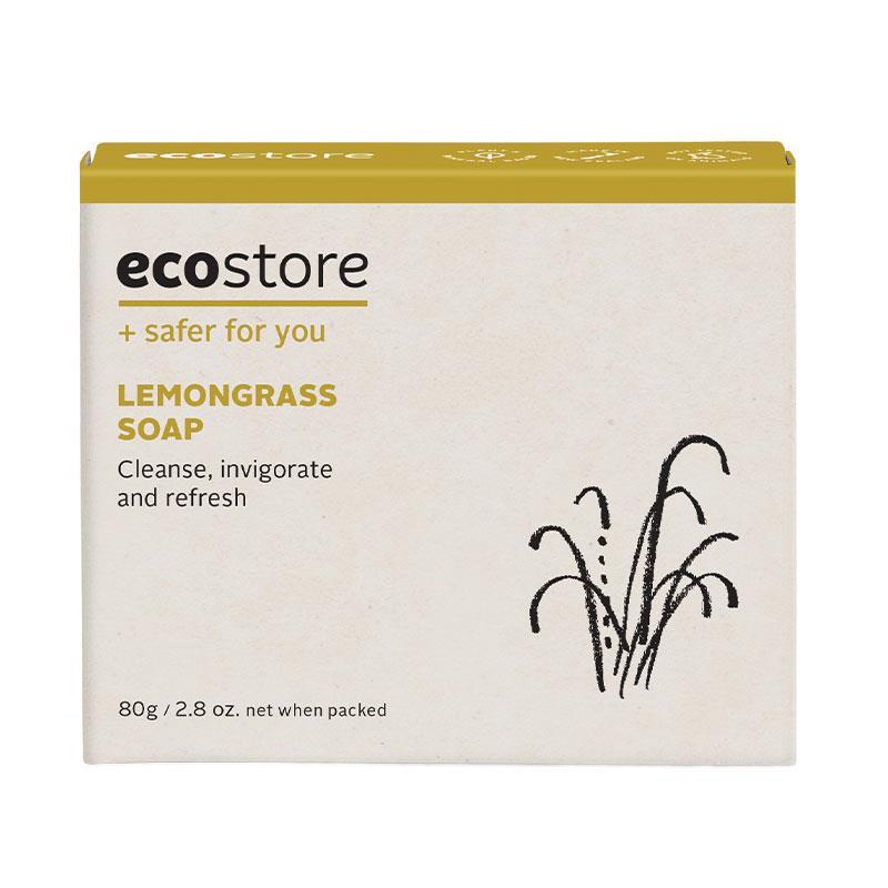 Ecostore Soap 80g Cleanse & Refresh, Lemongrass Fragrance