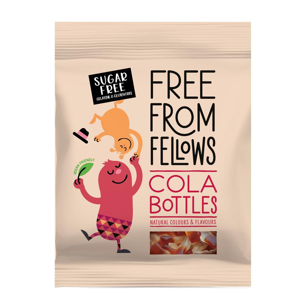 Free From Fellows Cola Bottles, 100g Sugar Free