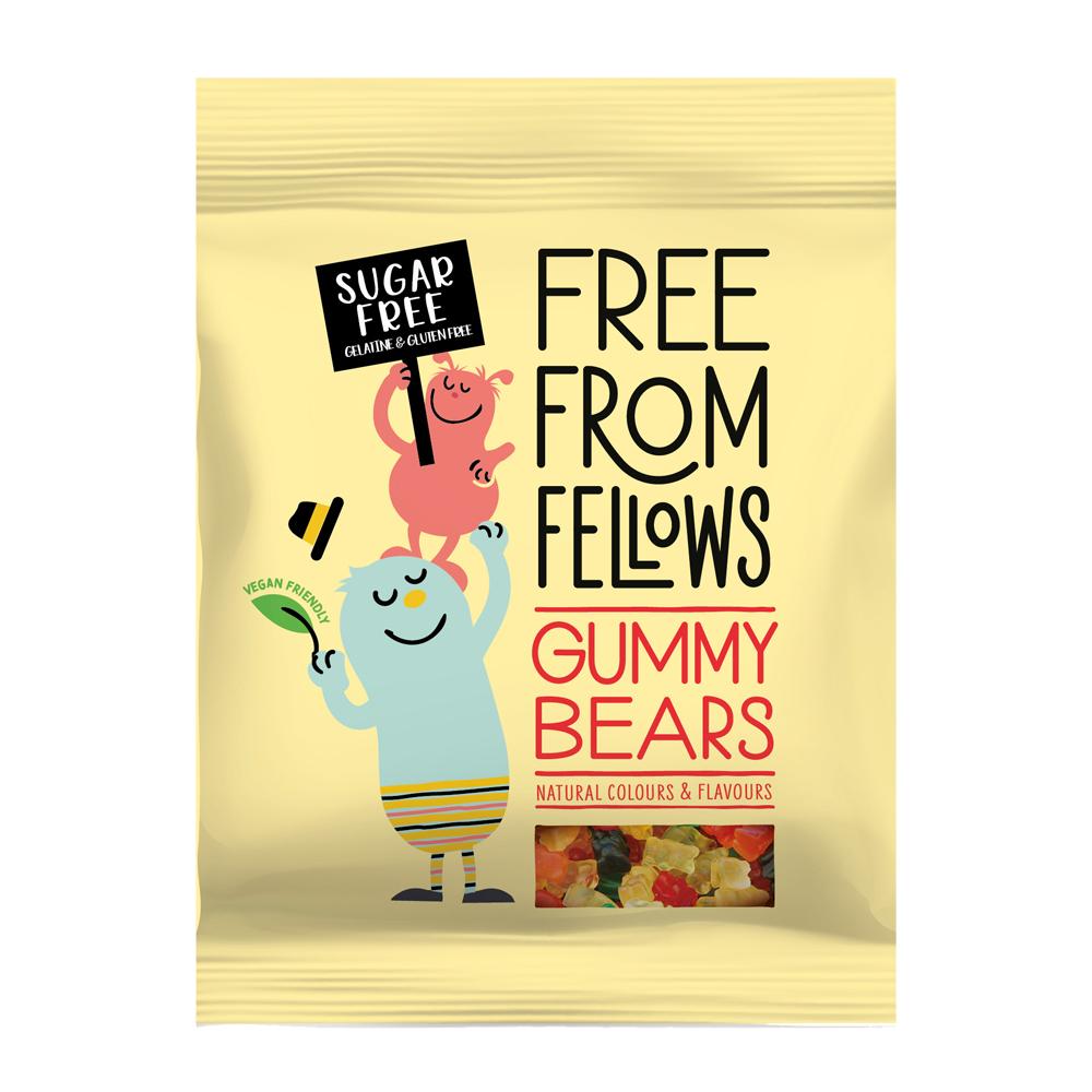 Free From Fellows Gummy Bears, 100g Sugar Free