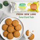 LEDA Gingernut Cookies 155g, A Perfect Gingery Snack