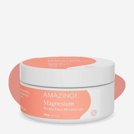 Amazing Oils Fix My Face Magnesium Moisturiser 100g, Regenerating & Moisturising