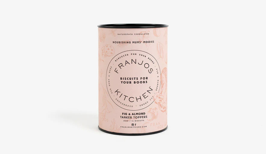 Franjo's Kitchen Lactation Biscuits 250g, Almond & Fig Flavour 14 Biscuits Per Tin
