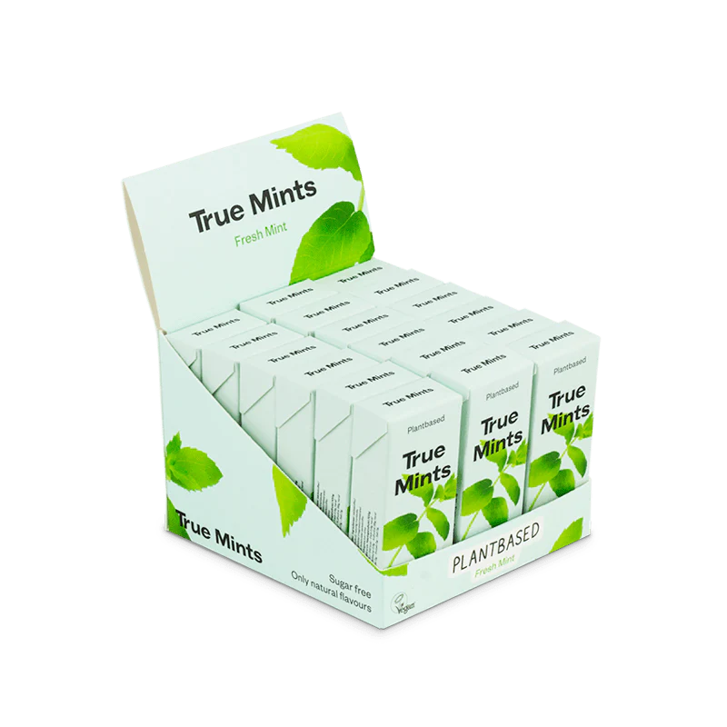 True Mints Sugar Free Mints A Single Pack (13g) Or A Box Of 18, Fresh Mint Flavour
