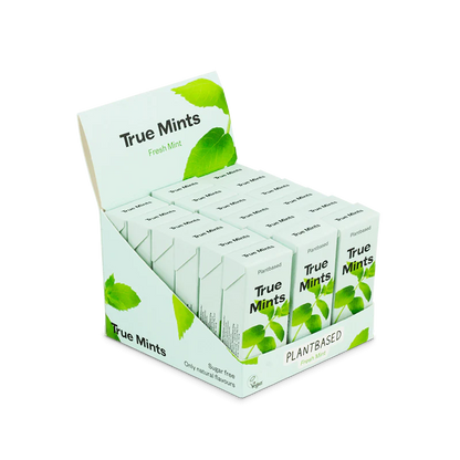 True Mints Sugar Free Mints A Single Pack (13g) Or A Box Of 18, Fresh Mint Flavour