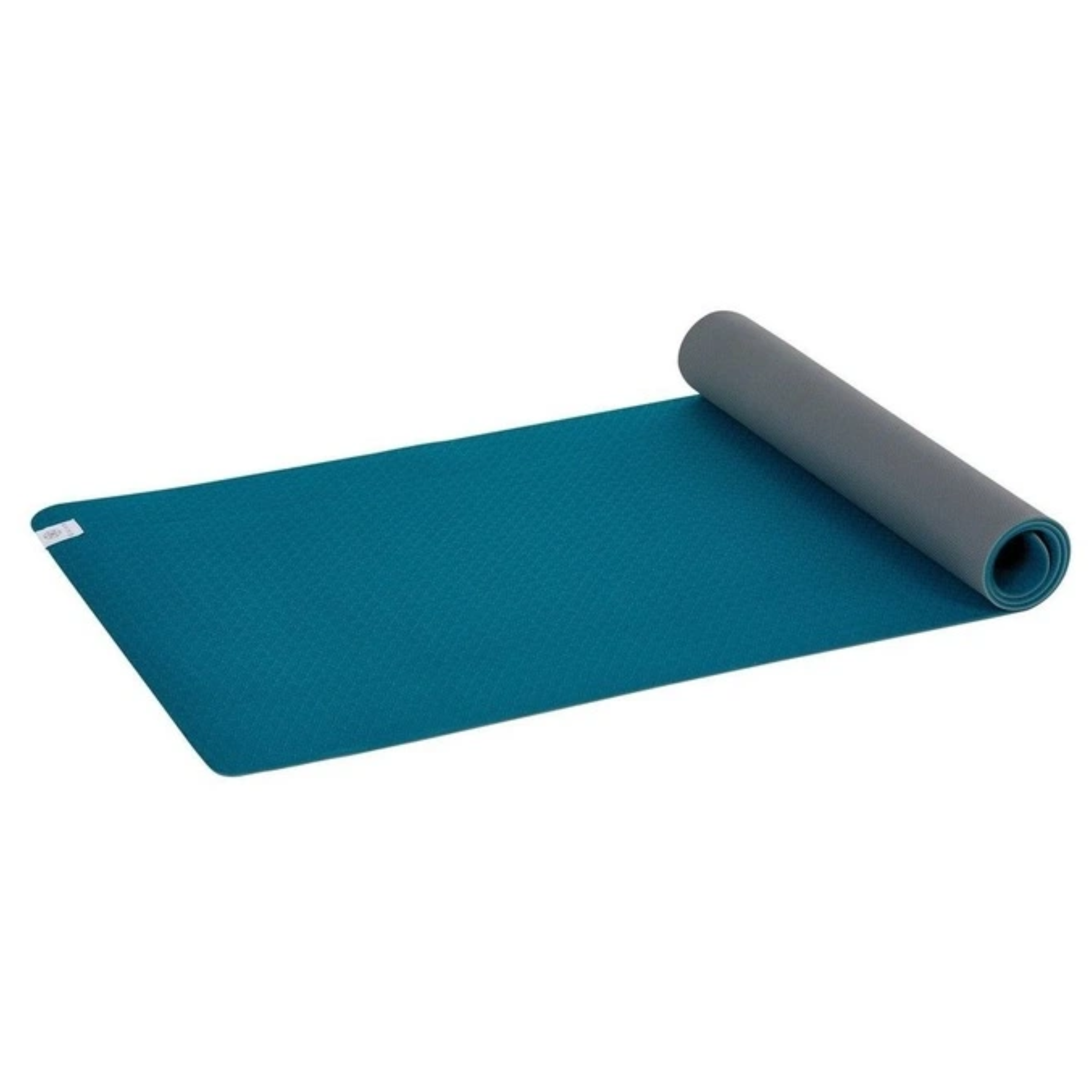 Gaiam Performance Soft Grip Yoga Mat Teal and Charcoal