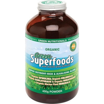Green Nutritionals Green Superfoods Powder 120g, 450g Or 900g, Super-Rich Spectrum Of Wholefood Nutrients