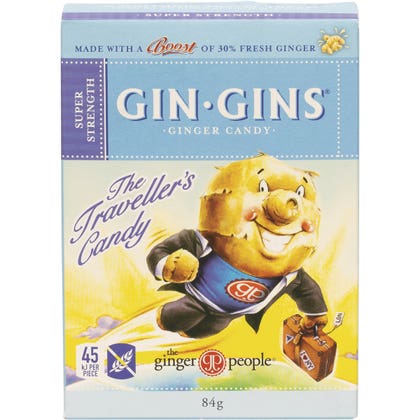 The Ginger People Gin Gins Ginger Candy 31g Or 84g, Super Strength