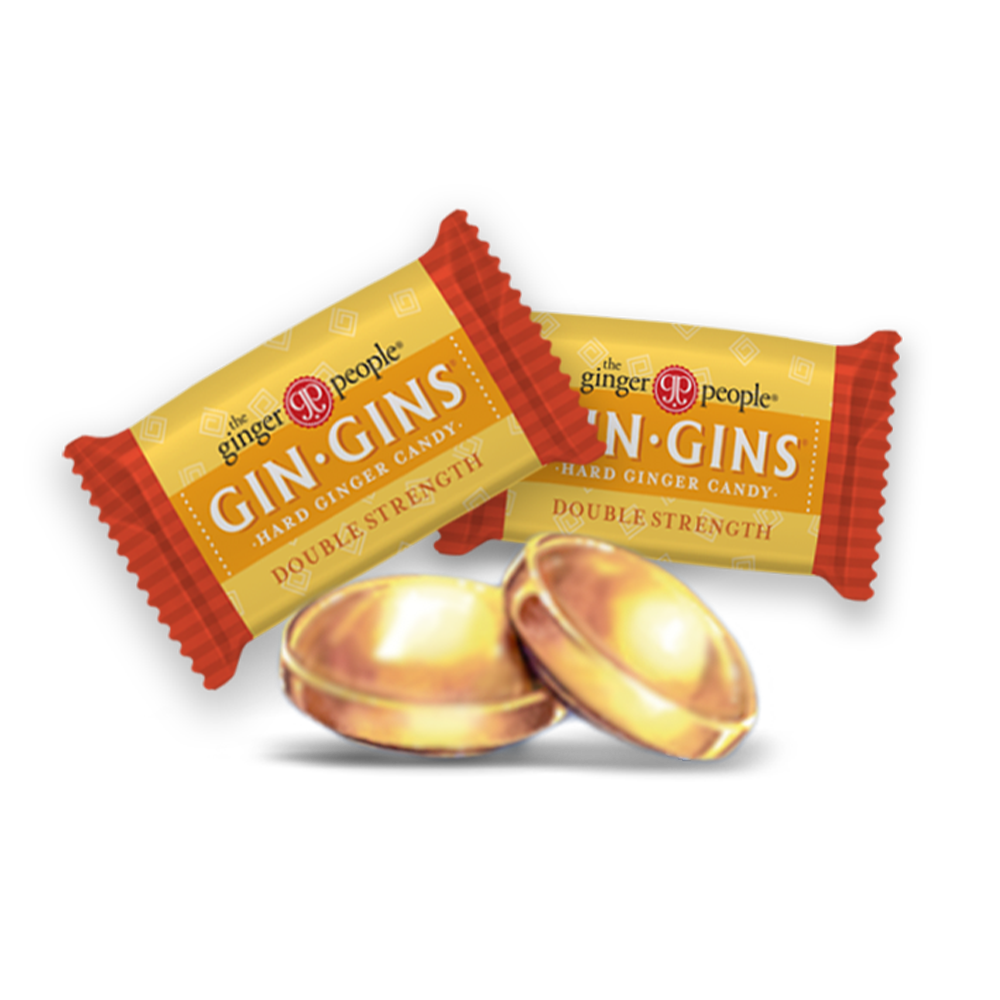 The Ginger People Gin Gins Hard Ginger Candy 84g, Double Strength