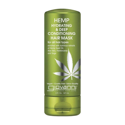 Giovanni Hemp Hydrating Deep Conditioning Hair Mask 147mL, For All Hair Types