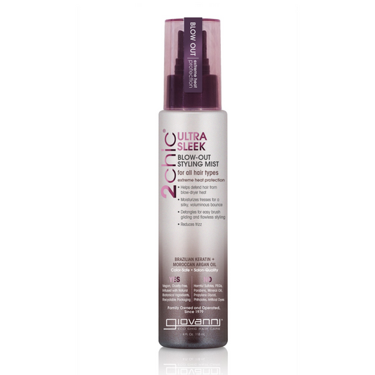 Giovanni 2Chic Ultra Sleek Blow Out Styling Mist 118ml, For All Hair Types
