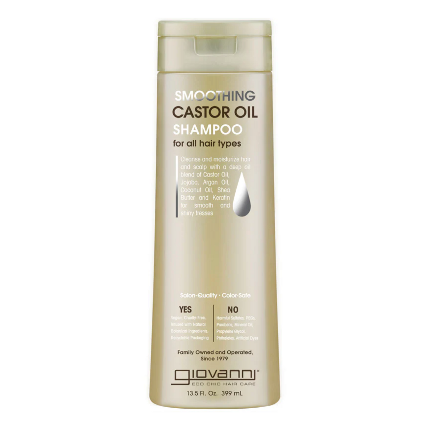 Giovanni Smoothing Castor Oil Shampoo 250ml, For All Hair Types