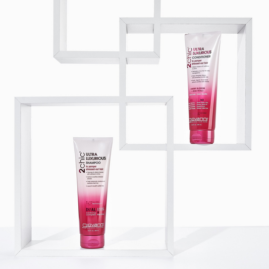 Giovanni 2Chic Ultra-Luxurious Shampoo 44mL Or 250mL, To Pamper Stressed-Out Hair