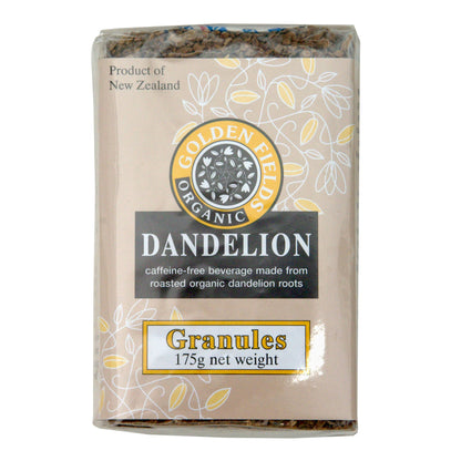 Golden Fields Dandelion Root 175g Or 500g Granules, Certified Organic