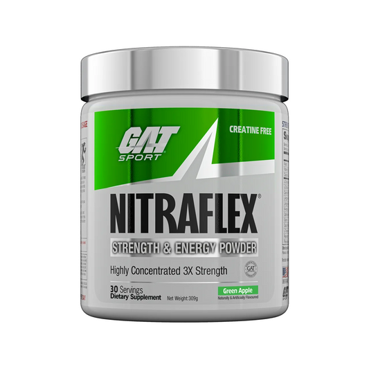GAT Sport Nitraflex Pre-Workout 30 Serves, Green Apple