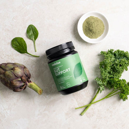 Melrose Organic Green-Biotic Gut Support Blend 195g, Green Apple Flavour