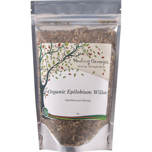 Healing Concepts Epilobium Willow Tea 50g, Certified Organic