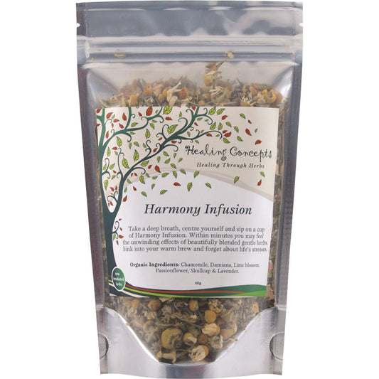 Healing Concepts Harmony Infusion Tea 40g, Certified Organic