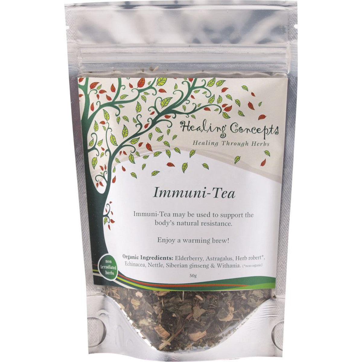 Healing Concepts Immuni-Tea 50g, Certified Organic
