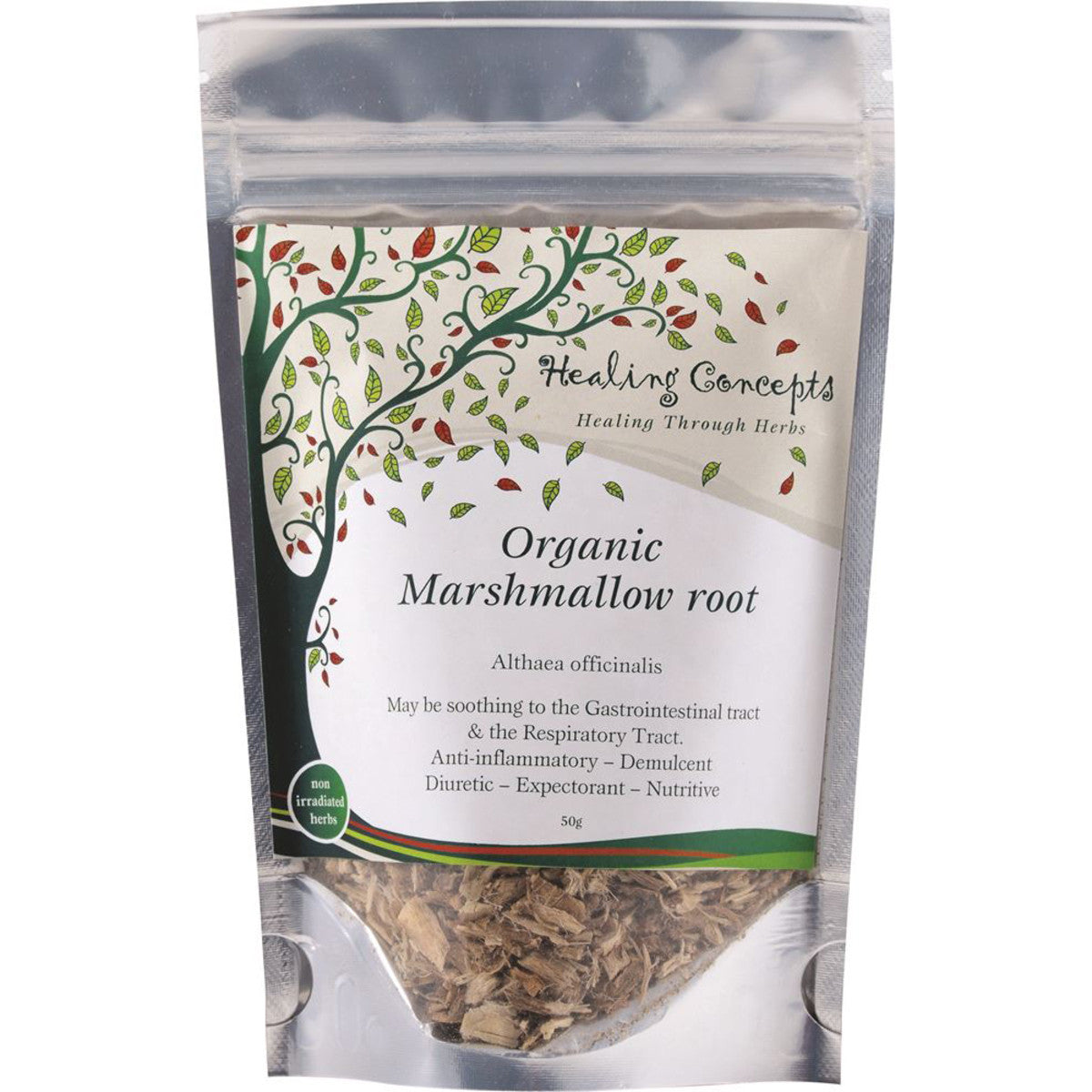 Healing Concepts Marshmallow Root Tea 50g, Certified Organic
