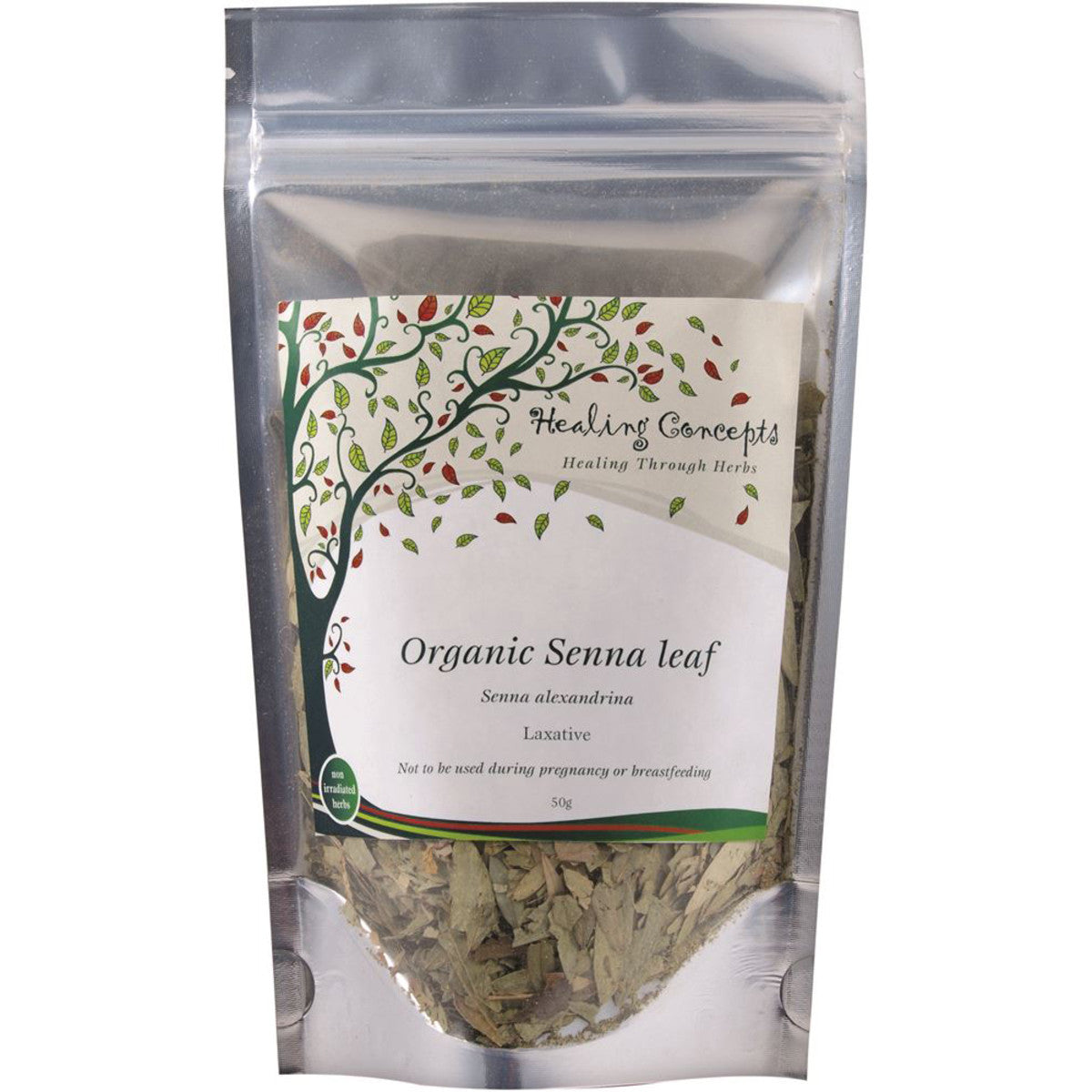 Healing Concepts Senna Leaf Tea 50g, Organic