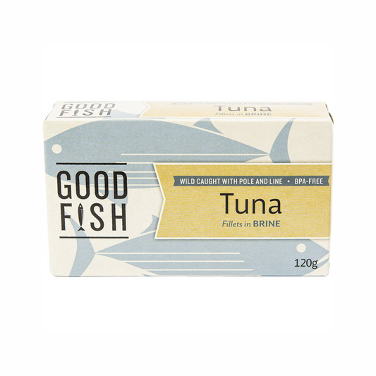 Good Fish Tuna Fillets 120g, In Brine (BPA-Free Lining)