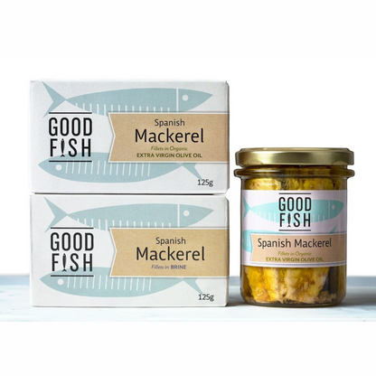 Good Fish Spanish Mackerel 120g, In Brine (BPA-Free Lining)