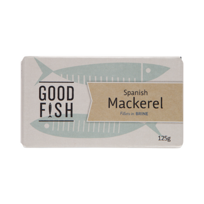 Good Fish Spanish Mackerel 120g, In Brine (BPA-Free Lining)