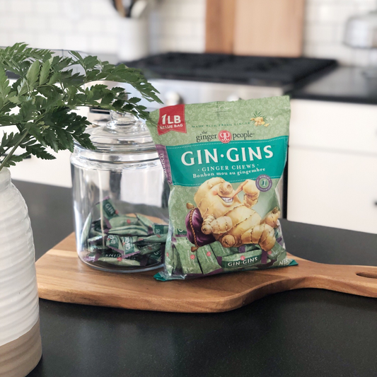 The Ginger People Gin Gins Chewy Ginger Candy Bag 60g, Original Flavour