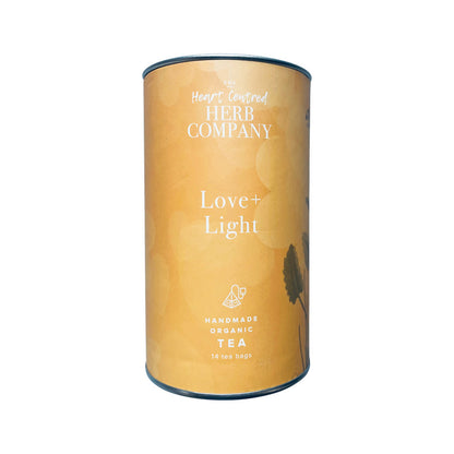 The Heart Centred Herb Company Love + Light, 14 Tea Bags Handmade Tea