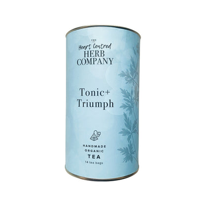 The Heart Centred Herb Company Tonic + Triumph, 14 Tea Bags Handmade Tea