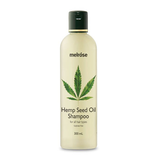 Melrose Organic Hemp Seed Oil Shampoo 300ml, For All Hair Types