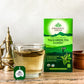 Organic India Wellness Tea Tulsi Green Tea Classic, 25 Herbal Tea Bags; Certified Organic