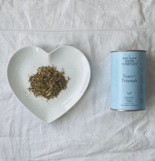 The Heart Centred Herb Company Tonic + Triumph, 14 Tea Bags Handmade Tea