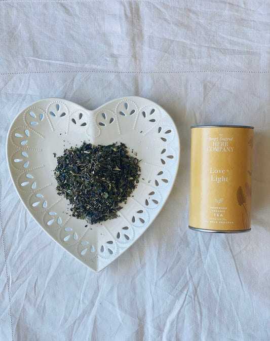 The Heart Centred Herb Company Love + Light, 14 Tea Bags Handmade Tea