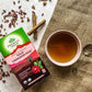Organic India Wellness Tea Tulsi Cinnamon Rose, 25 Herbal Tea Bags; Certified Organic