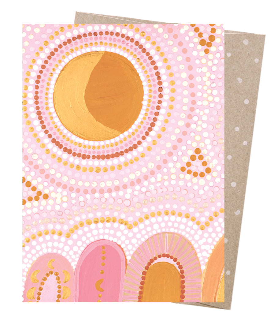 Earth Greetings Rainbow Light Card, Natalie Jade Collection (Includes One Card & One Kraft Envelope)