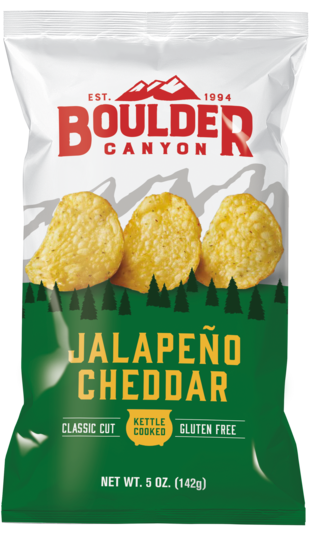Boulder Canyon Kettle Style Potato Chips 141.8g, Jalapeno Cheddar Flavour