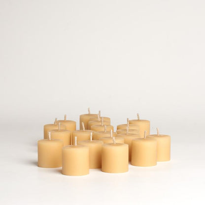 Queen B Pure Australian Beeswax Jam Jar Tealight Candles, 4-5 hour Burn Time