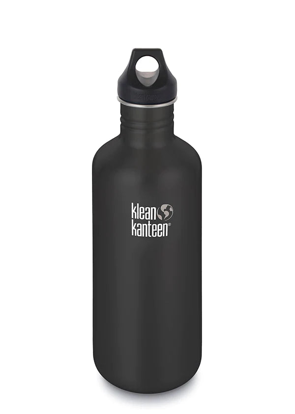 Klean Kanteen Classic 40oz (1182ml), Shale Black (Not Insulated)