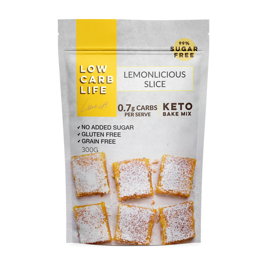 Low Carb Life Keto Bake Mix 300g, Lemonlicious Slice