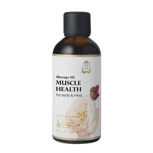 Ausganica Massage Oil 100ml, Muscle Health, Certified Organic