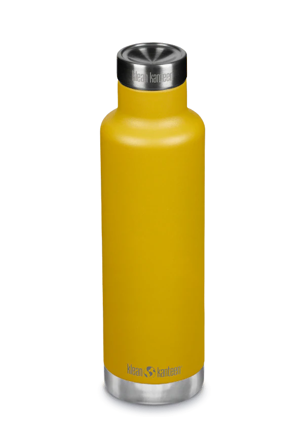 Klean Kanteen Classic With Pour Through 25oz (750ml), Insulated (24 Hrs Hot, 80 Hrs Iced)