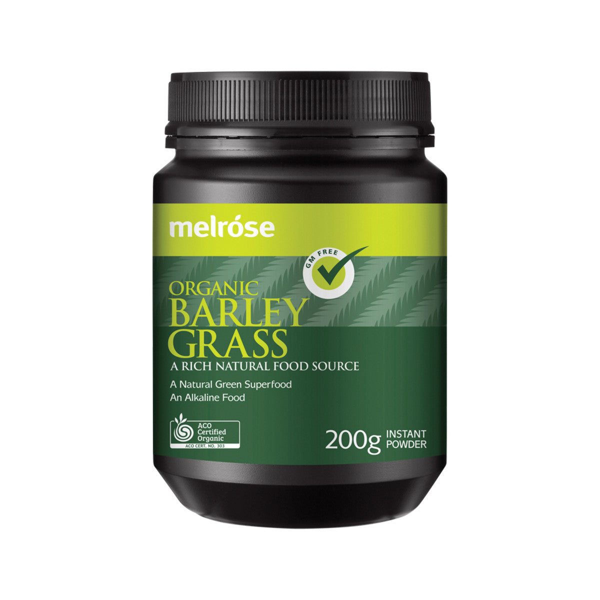 Melrose Organic Barley Grass Powder 200g, Certified Organic