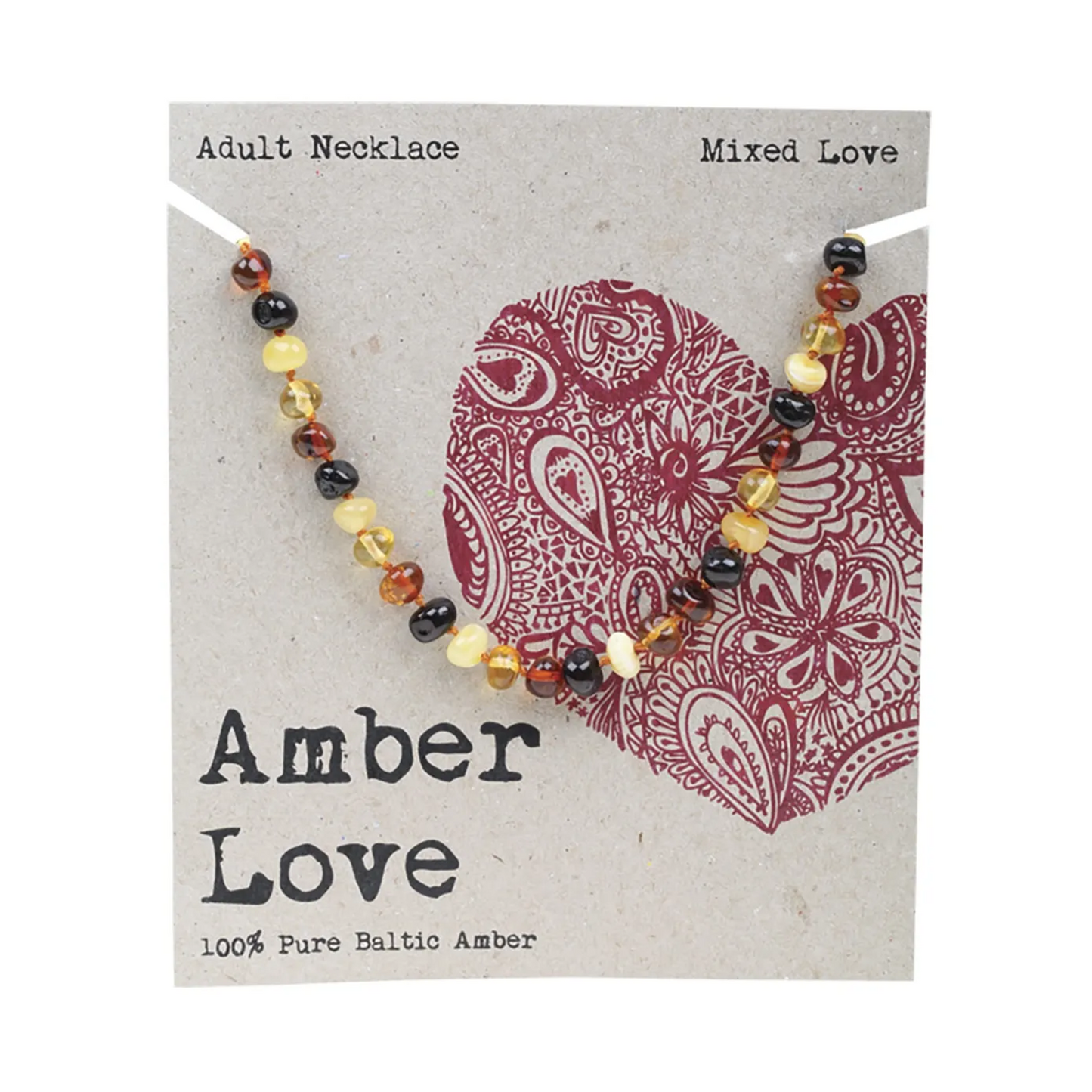 Amber Love 100 Baltic Amber Adult s Necklace 46cm Please Choose Your Design