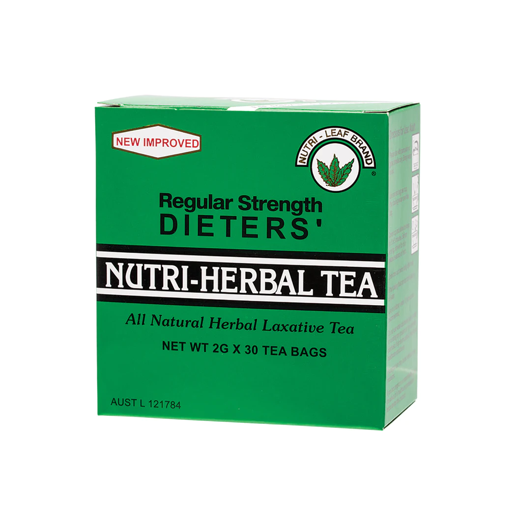 Nutri-Leaf Dieters Nutri-Herbal Tea 30 Tea Bags, Regular Strength