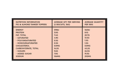 Franjo's Kitchen Lactation Biscuits 250g, Almond & Fig Flavour 14 Biscuits Per Tin